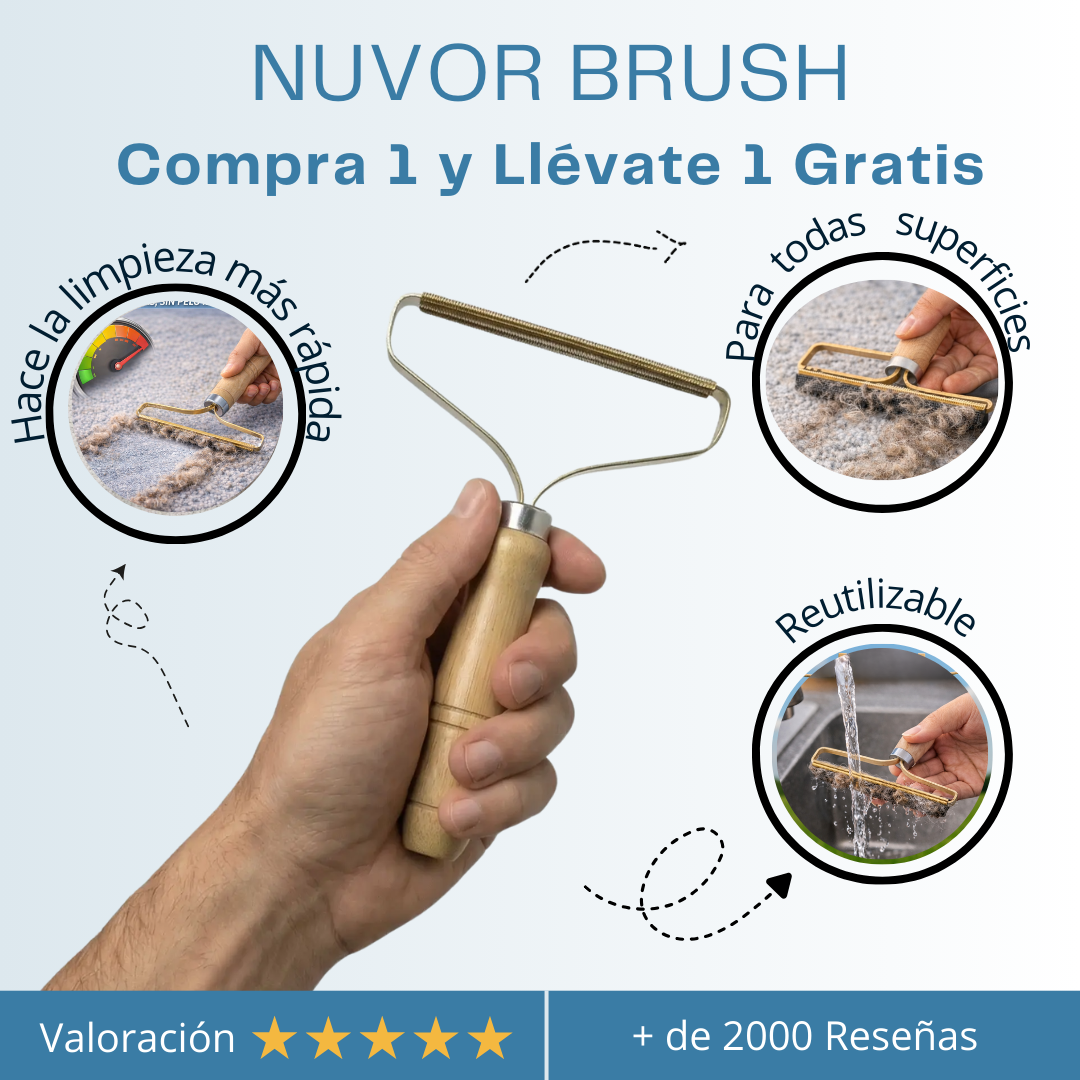 NUVOR Cleaner Pro™ – Cepillo Inteligente para el Pelo de Mascotas
