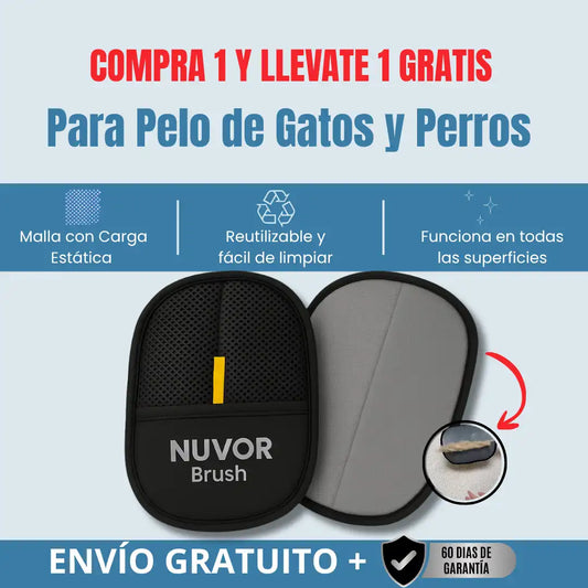 NUVOR Brush™ – Guante Inteligente para el Pelo de Mascotas